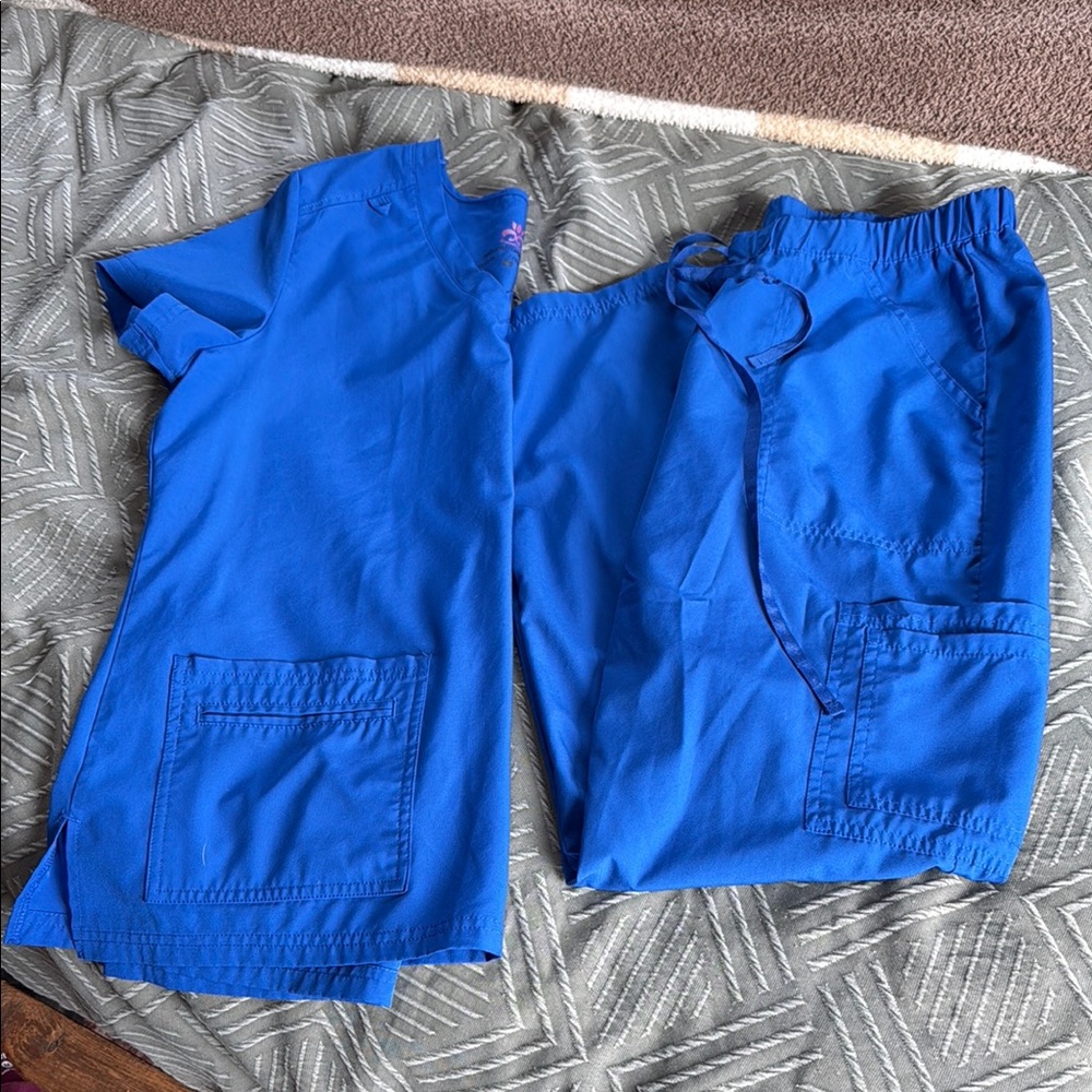 Blue Scrub Set